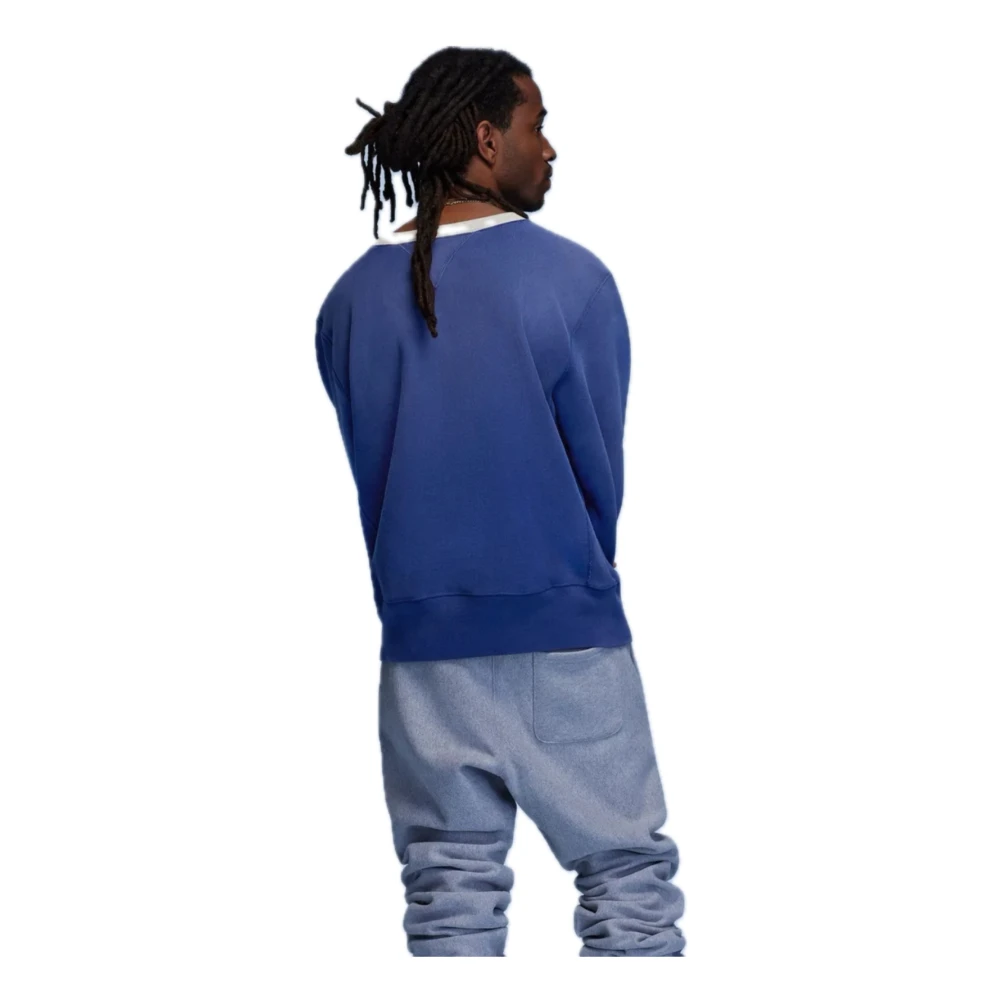 Champion Vintage Crewneck Sweatshirt Blue Heren