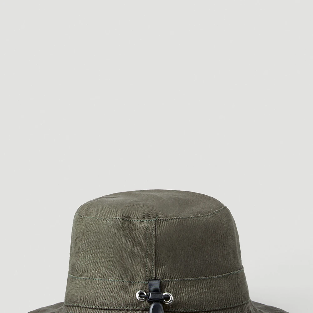 Ostrya Logo Print Bucket Hat Green Heren
