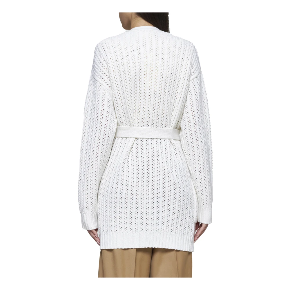 Max Mara Balzac Gehaakte Vesten White Dames