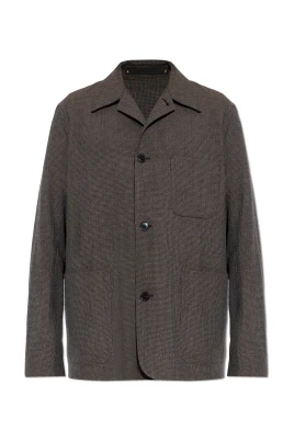 Ullblazer Med Rutmönster