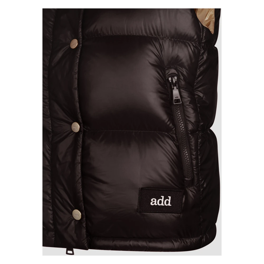add Donsvest IN Glanzend Nylon Black Dames