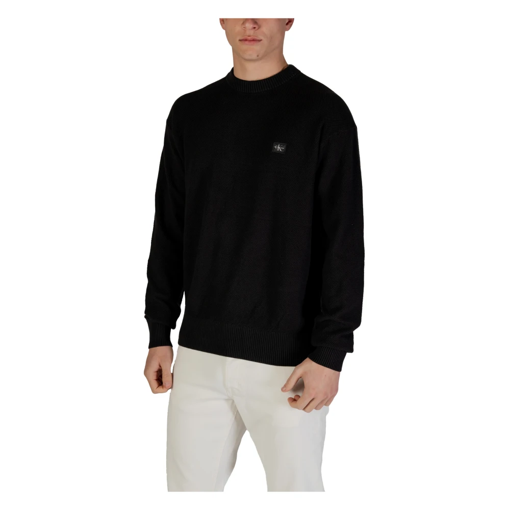 Calvin Klein Jeans Lente Zomer Heren Sweatshirt Collectie Black Heren