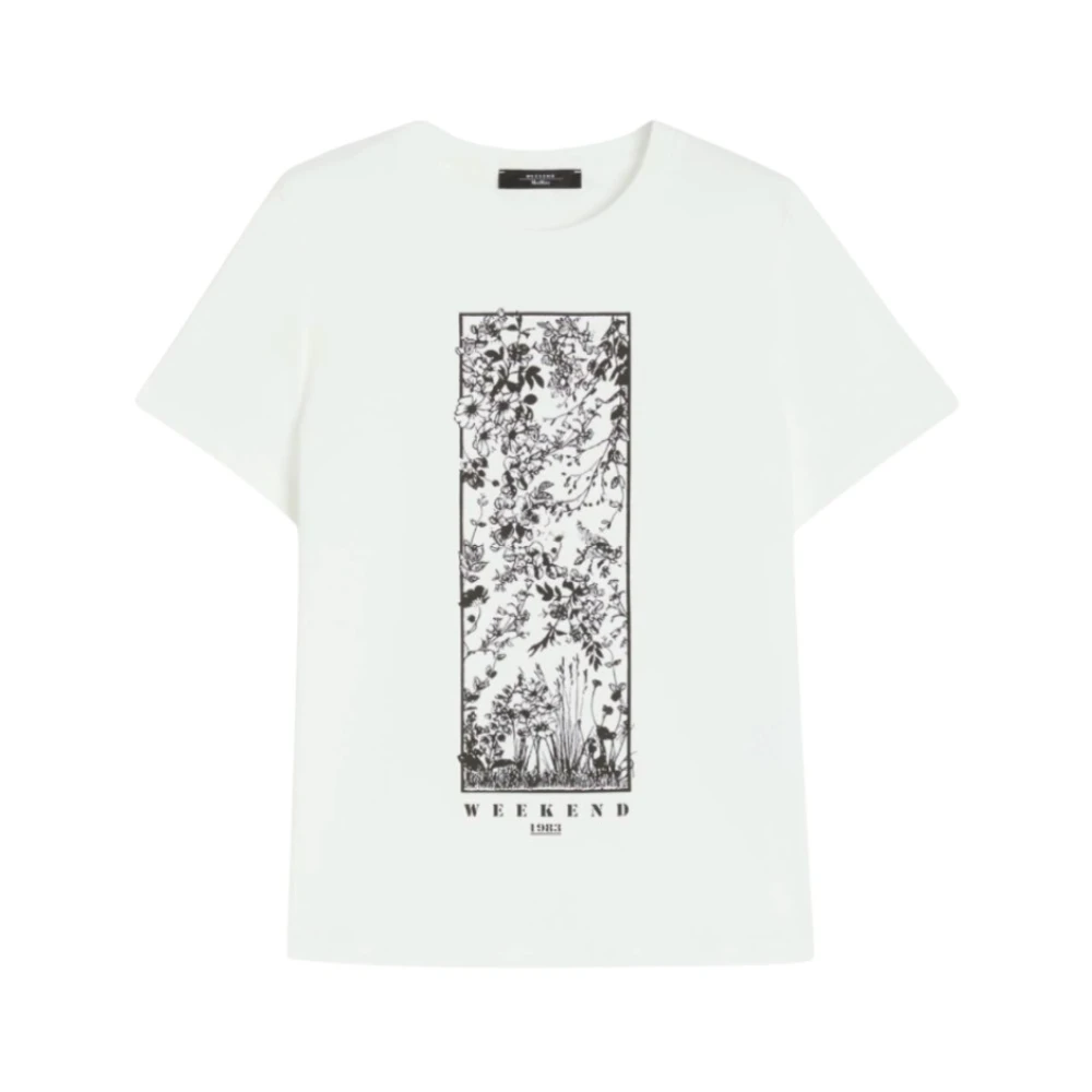 Max Mara Women's White T-Shirts, M, T-Shirt