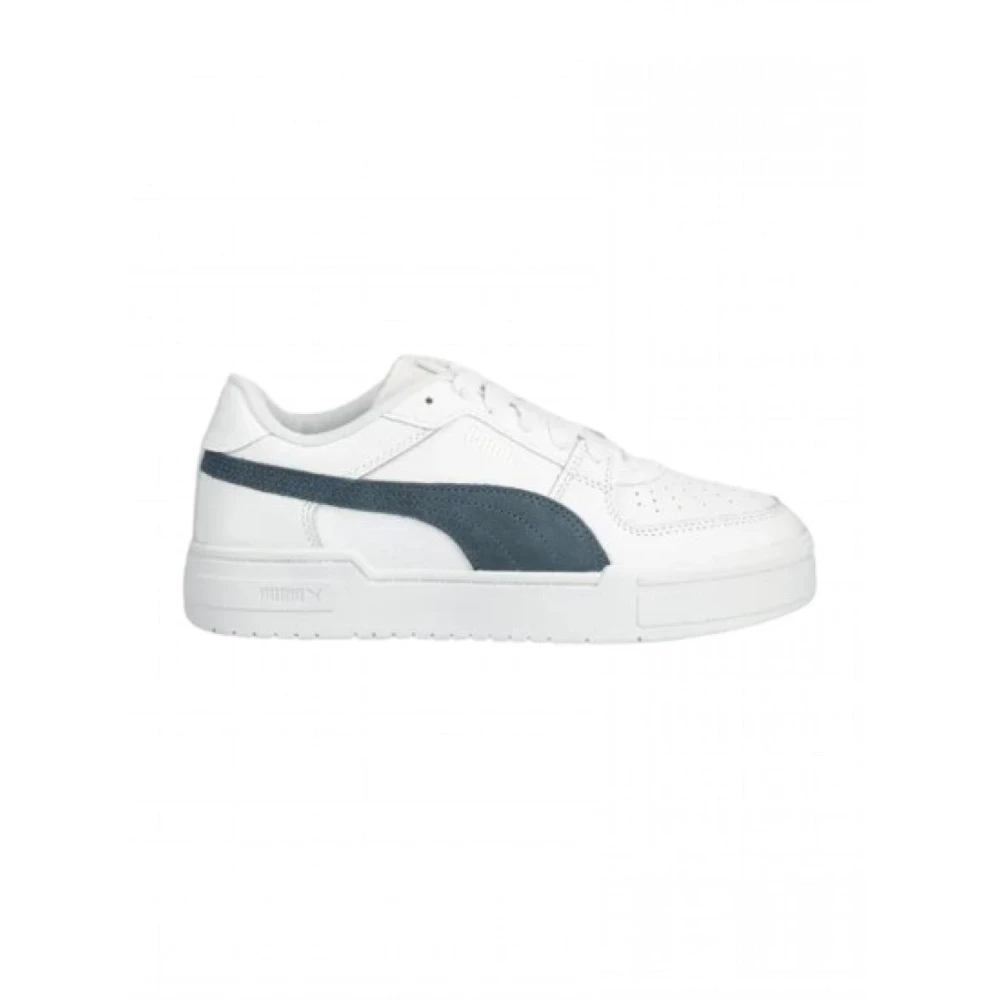 Puma Sneaker van natuurlijk leer met suède Heren Schoenen Wit