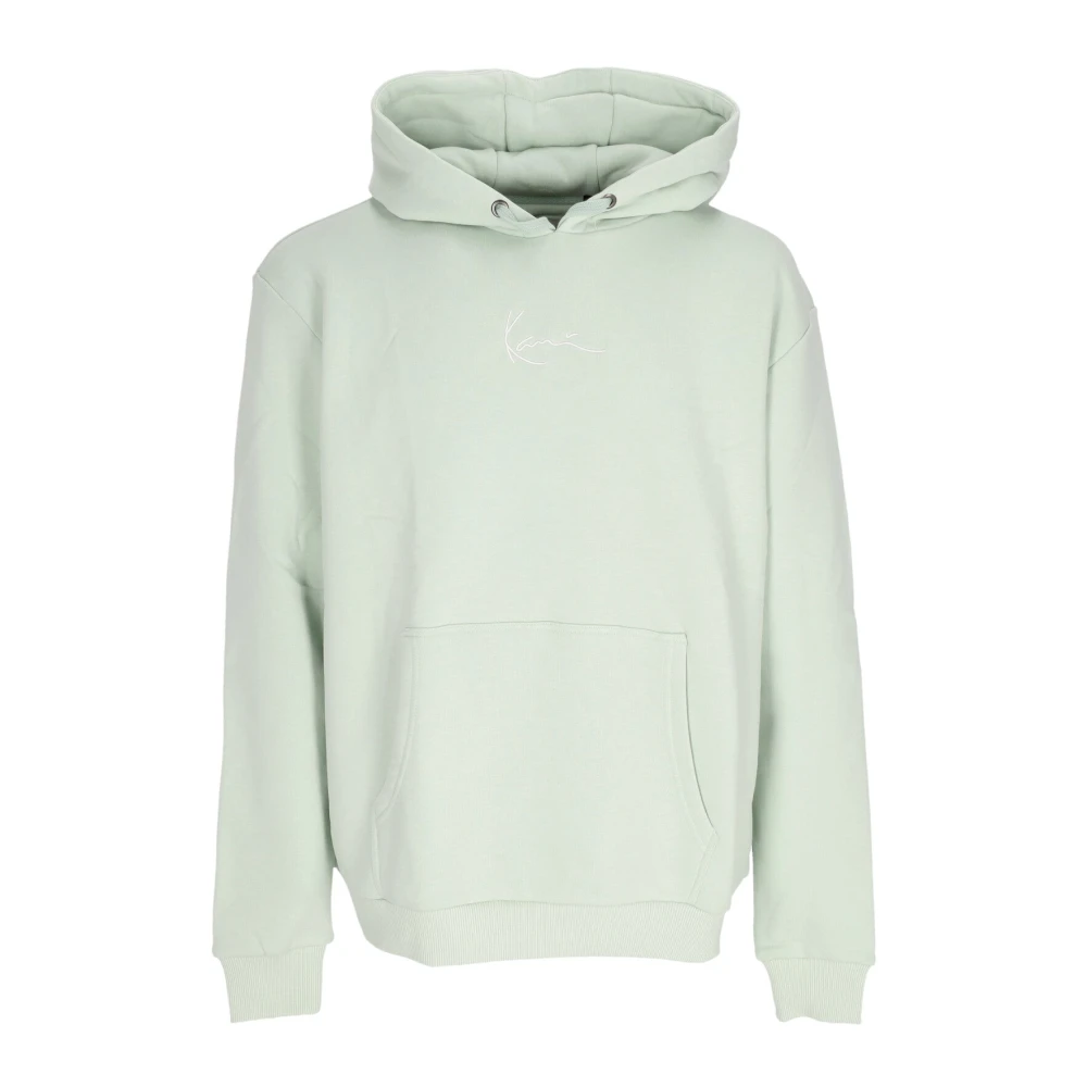Karl Kani Licht Mint Essential Hoodie met Voorzak Green Heren
