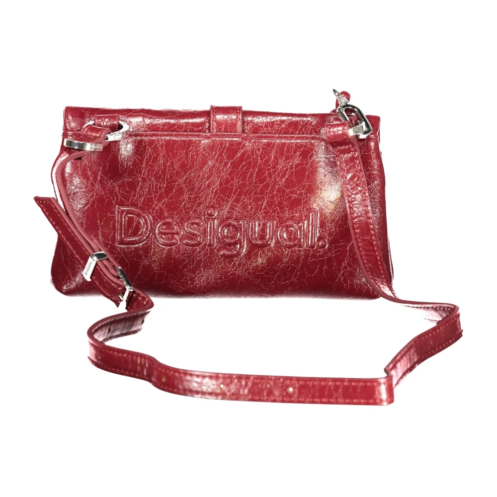 Desigual Red Polyurethane Women's Bag - Image 3