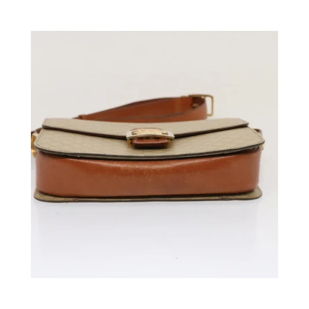 Celine Vintage Pre-owned Canvas celine-bags Beige Dames