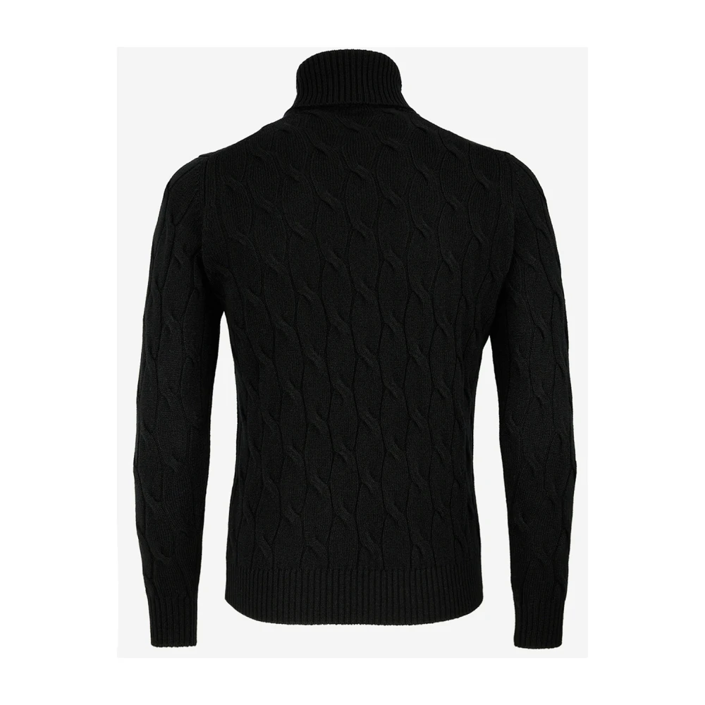 Filippo De Laurentiis Elegant Turtleneck Sweater Blue Heren