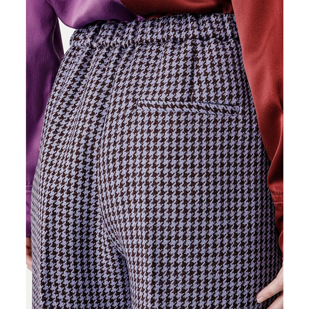 Forte Slim-fit Trousers Purple Dames
