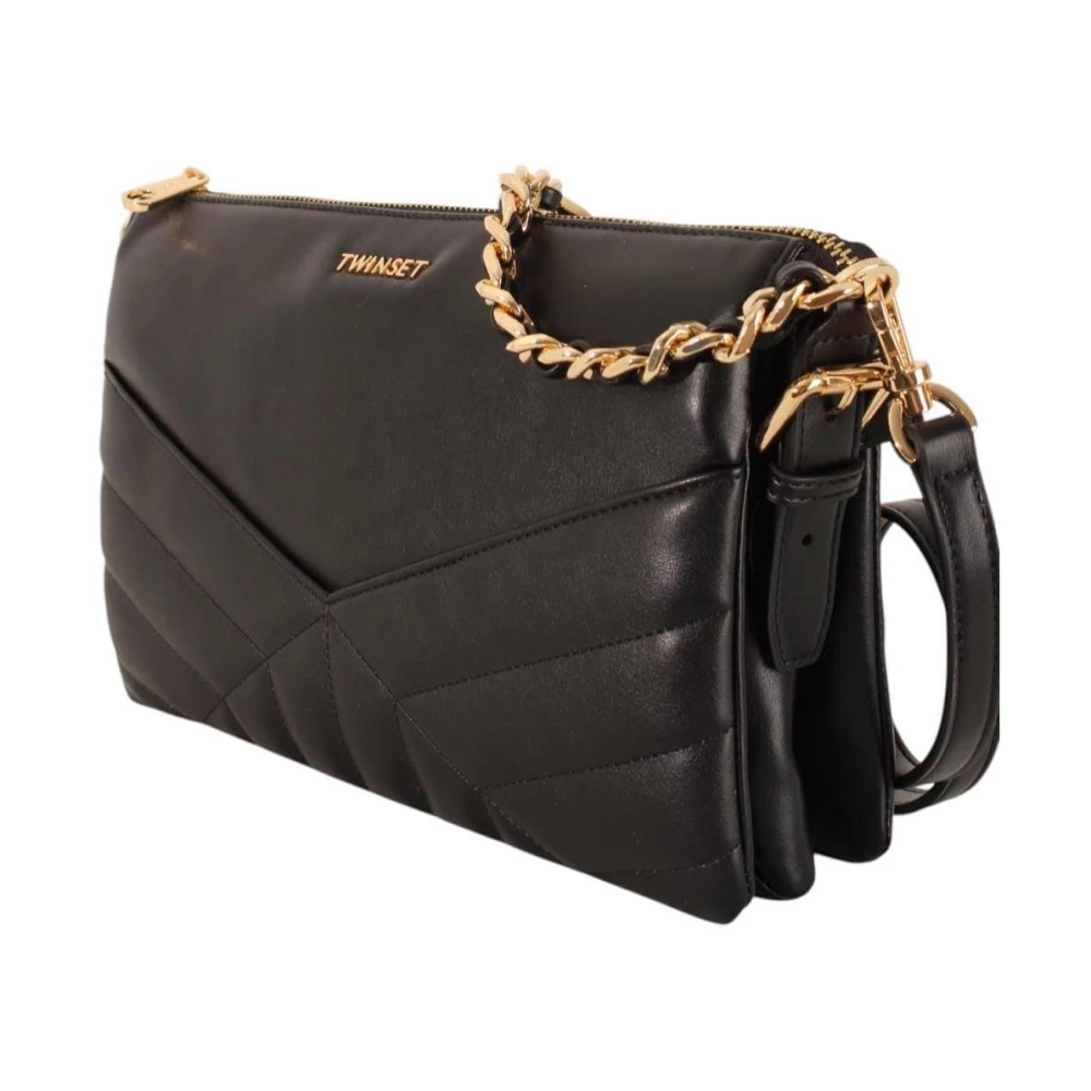 Twinset Black Stylish Crossbody Handbag - Female - Cross Body Bags - One Size - Bags