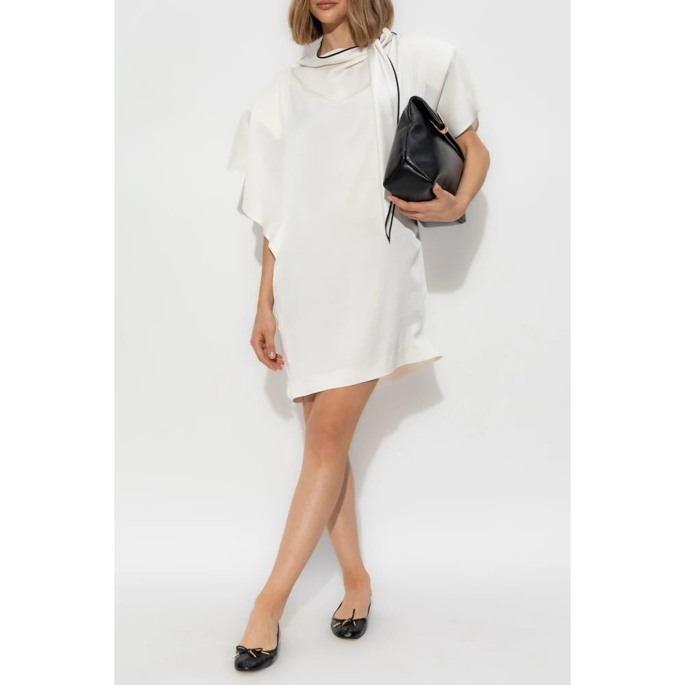 Stella Mccartney Jurk met zakken White Dames