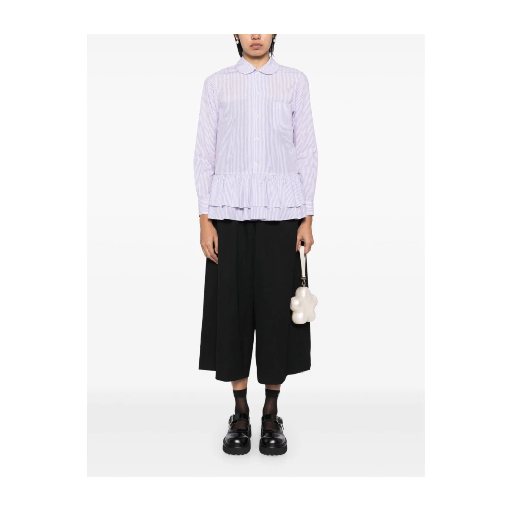 Comme des Garçons Zwarte Broek Stijlvol Modieus Black Dames