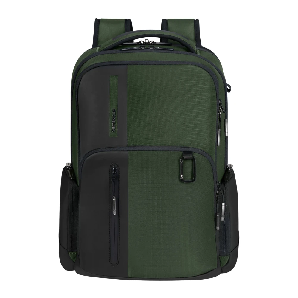 American Tourister Unisex Green Backpacks, One Size, Biz2go Laptop Backpack 15.6