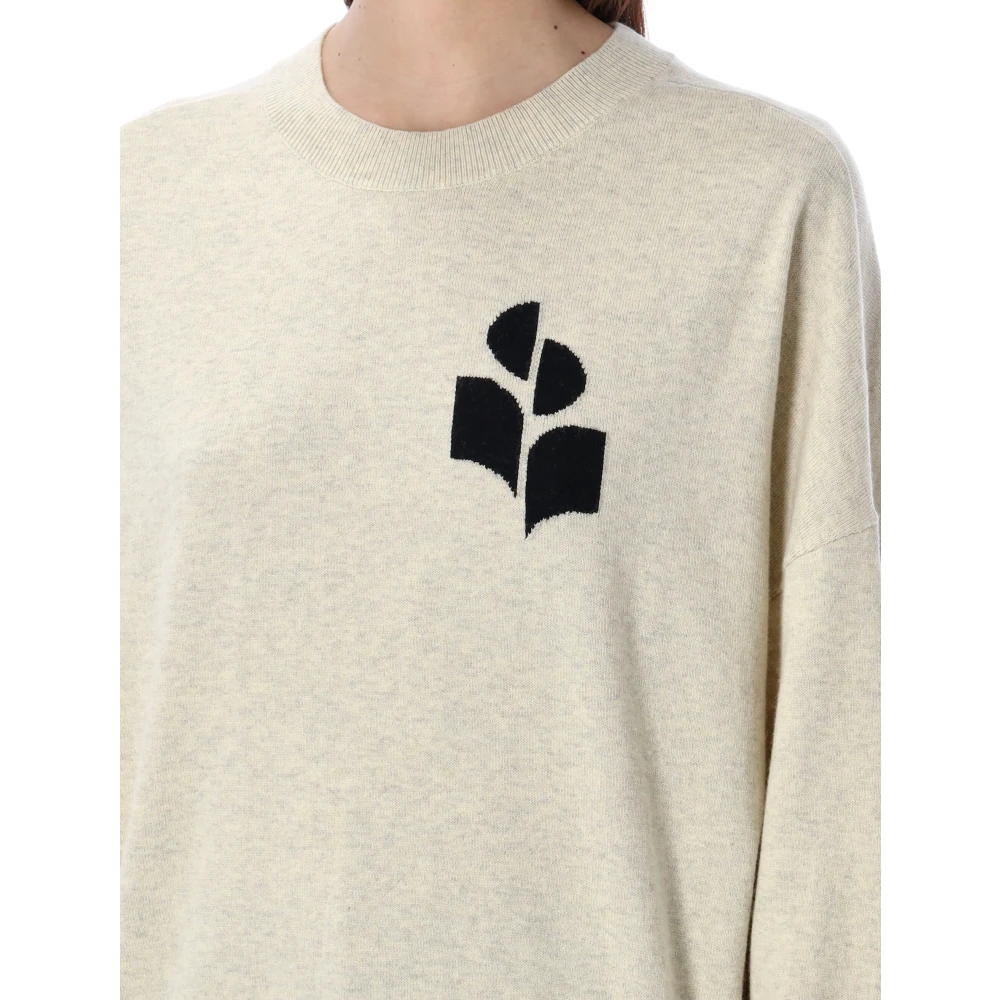 Isabel Marant Étoile Lichtgrijze Gebreide Trui Gray Dames