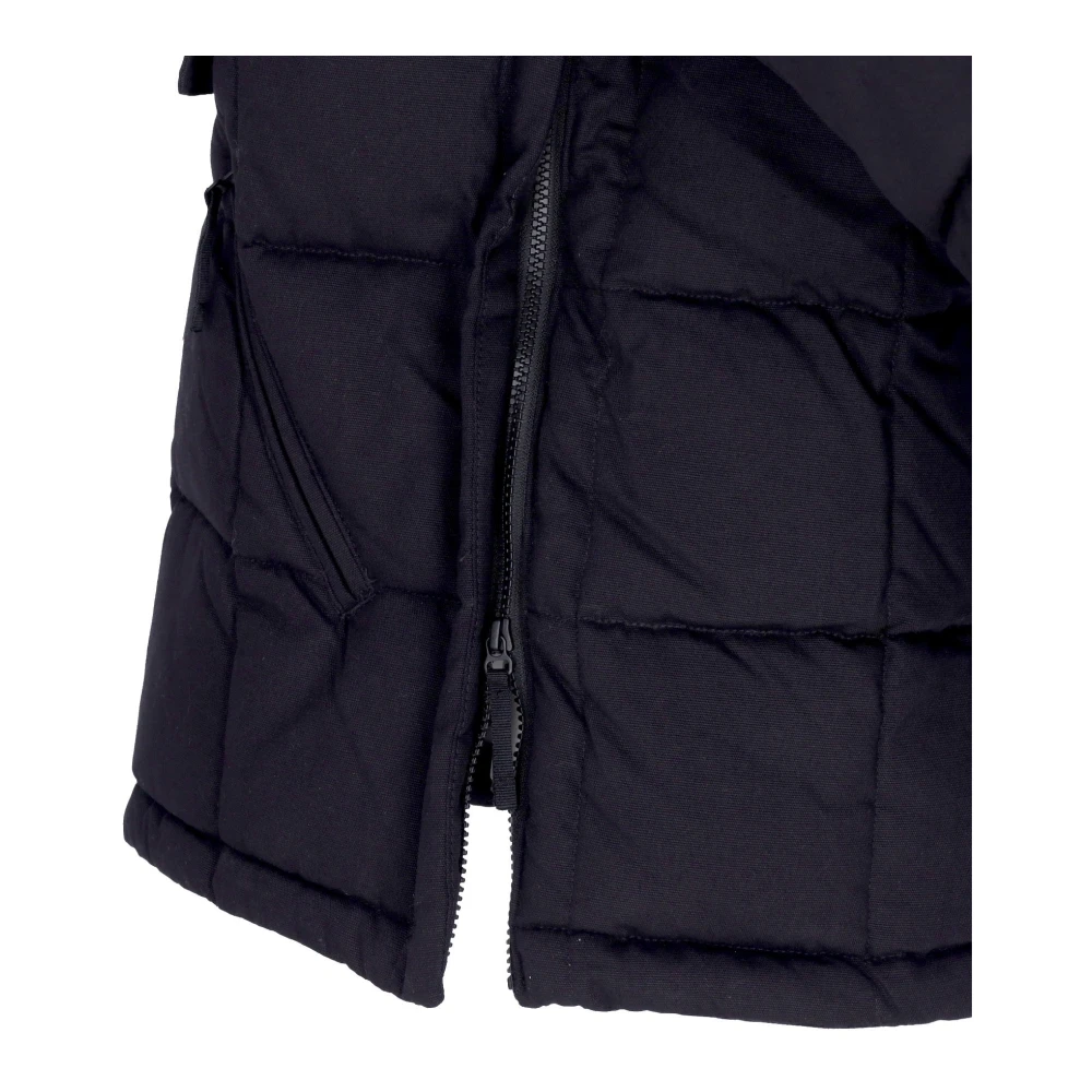 Timberland Zwarte Puffer Donsjas met Capuchon Black Heren