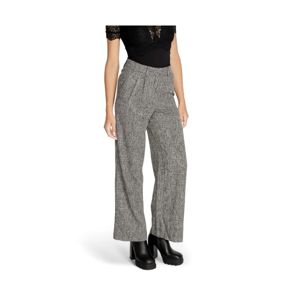 Vila Zwarte Jeans & Broek Herfst Winter Collectie Black Dames