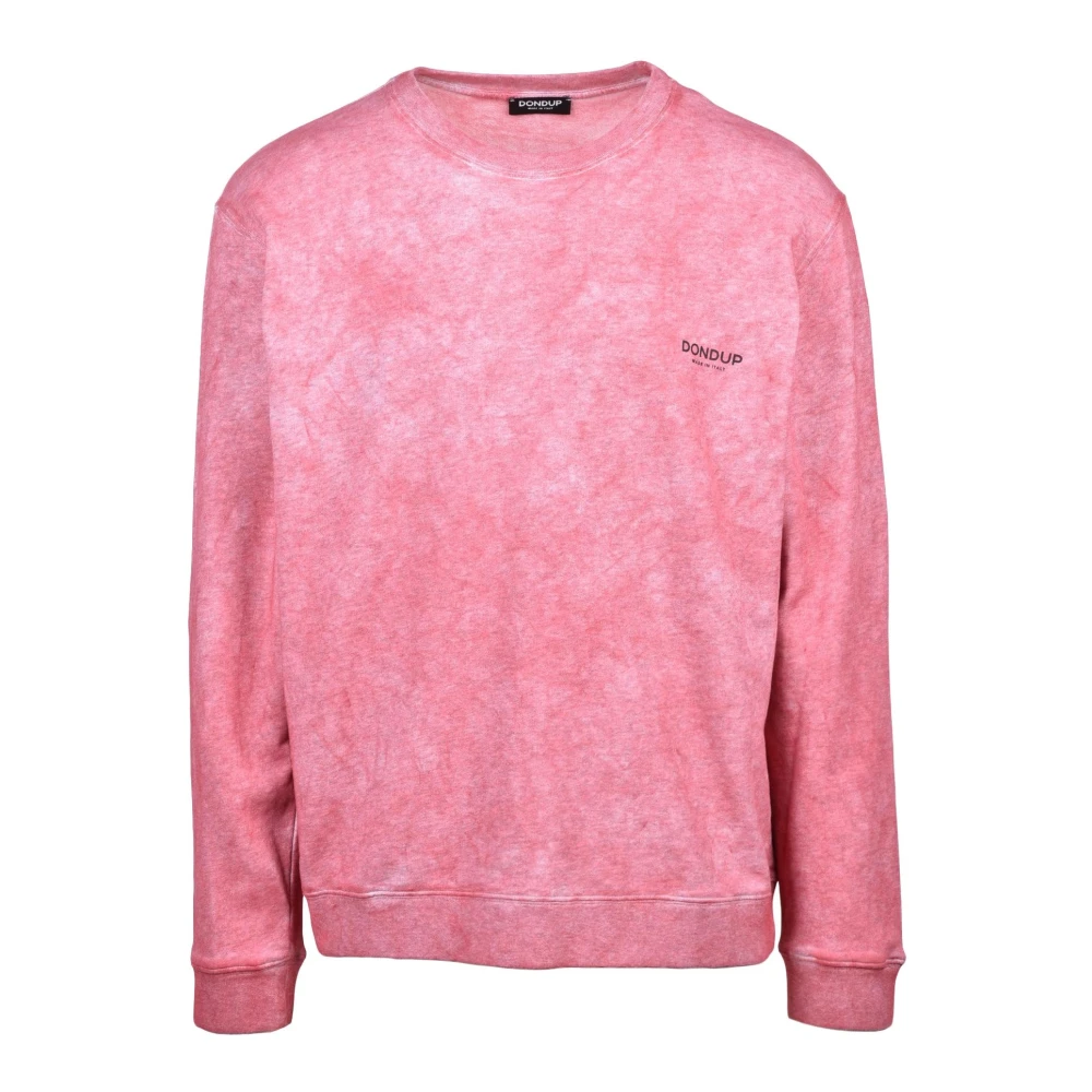 Dondup Katoenen Sweatshirt Model: Felpa Pink Heren