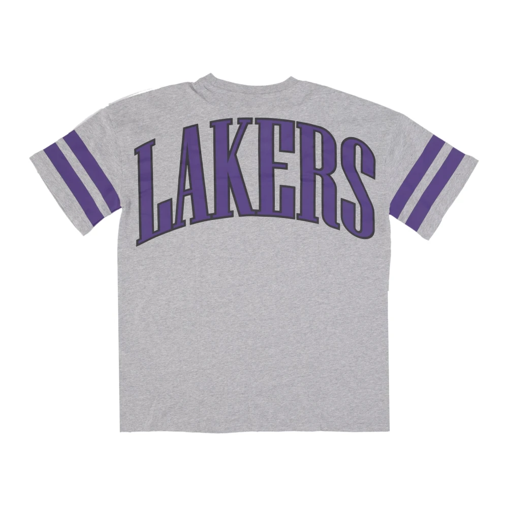 new era NBA Arch Graphic Tee Los Angeles Lakers Gray Heren