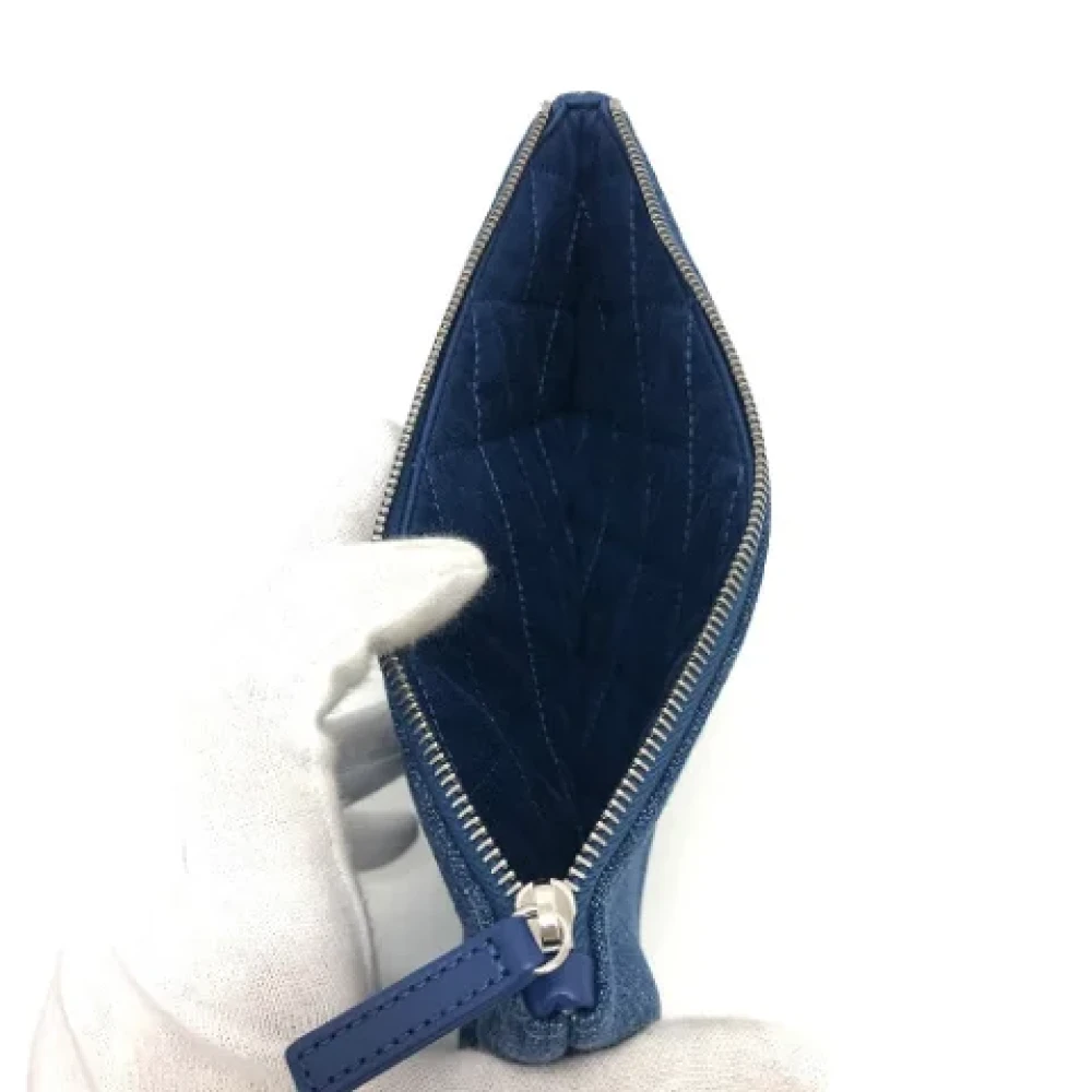 Chanel Vintage Pre-owned Denim chanel-bags Blue Dames