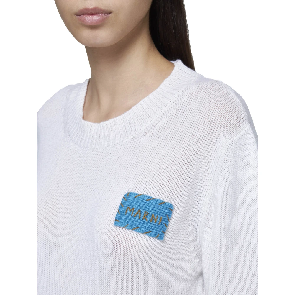 Marni Trendy Sweater Selection White Dames