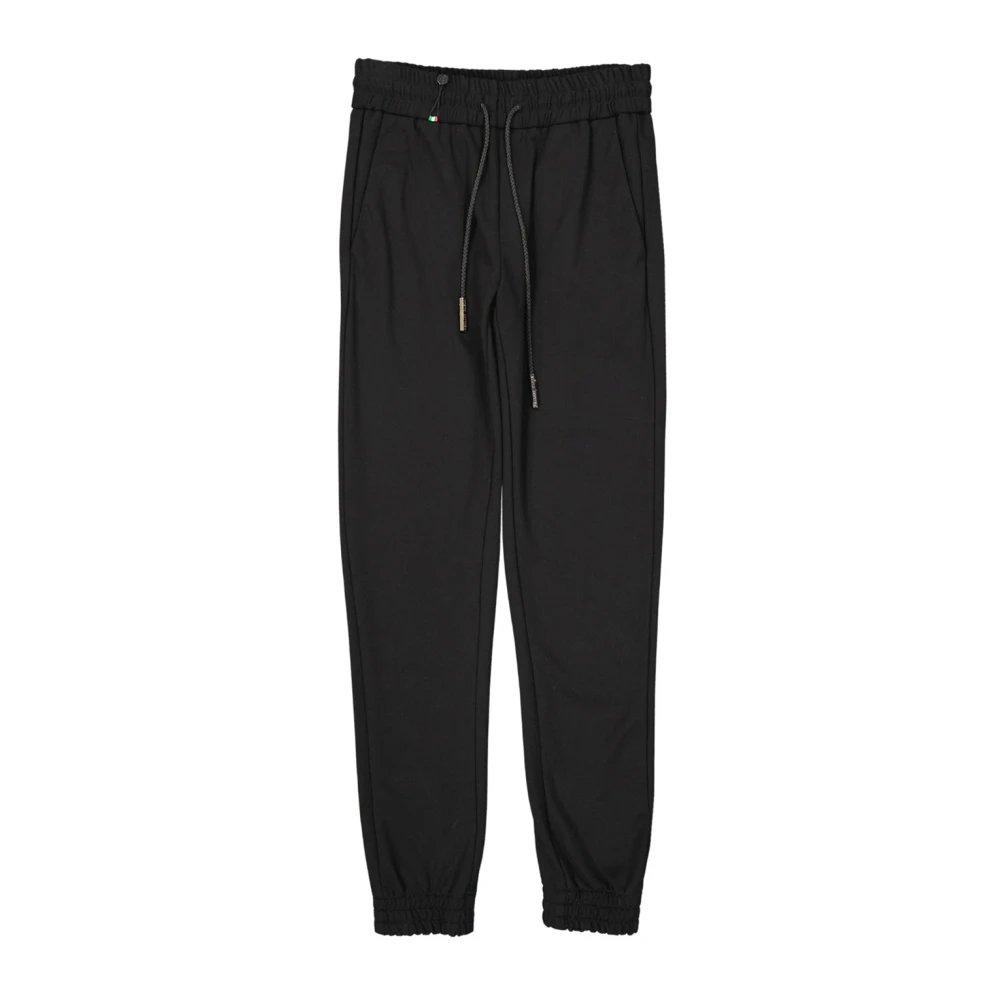 Philipp Plein Sweatpants met geborduurd detail en trekkoord Black Heren