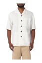 chemise-casual-jaune-creme