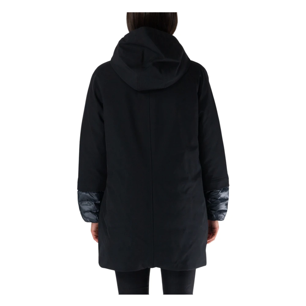 Ciesse Piumini Lange Parka Jas Black Dames