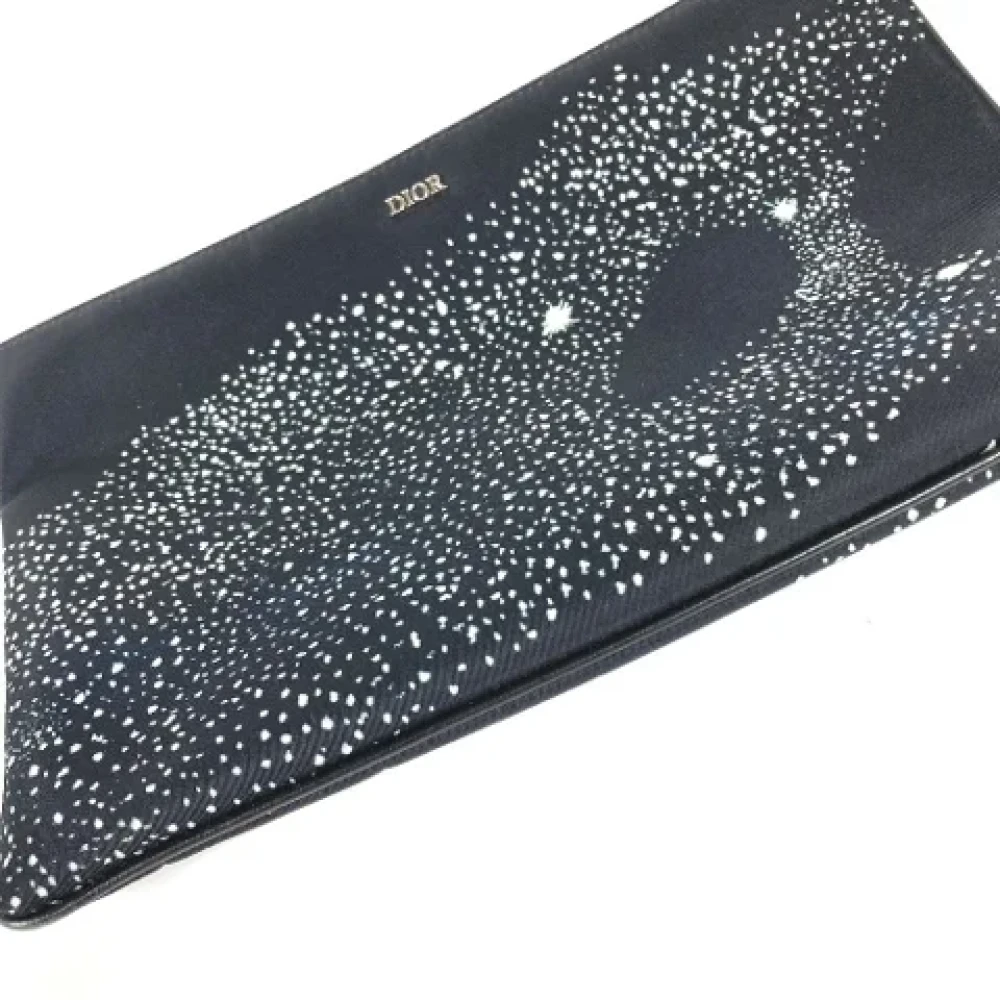 Dior Vintage Pre-owned Nylon dior-bags Black Dames
