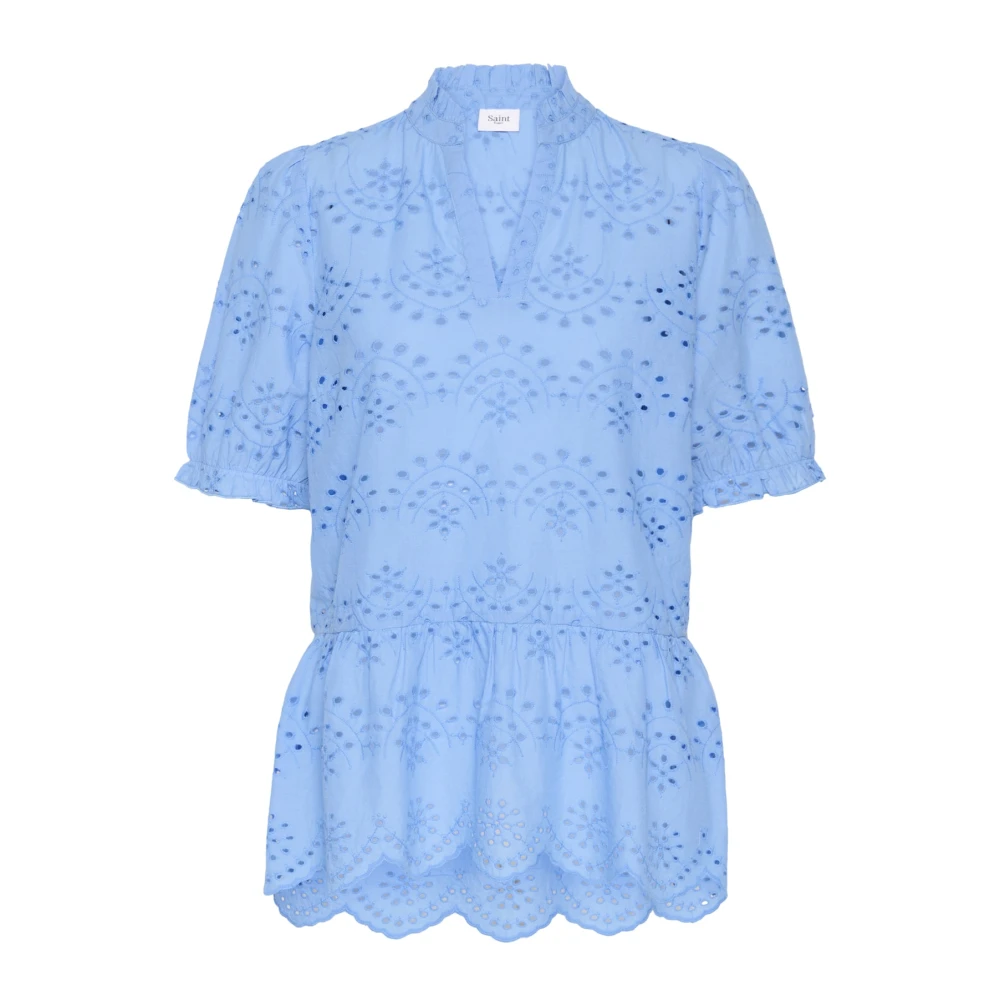 Saint Tropez Women's Blue Blouses, Xs, Geleksasz Blouse