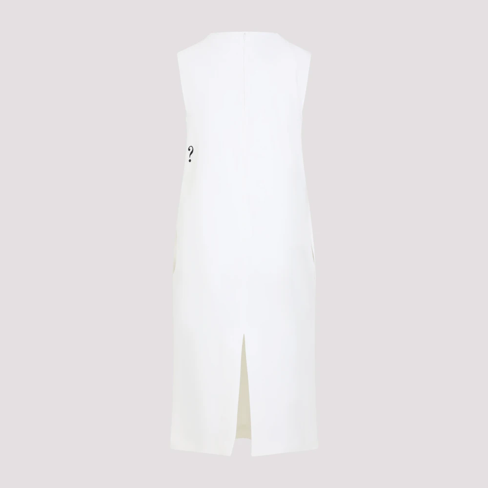 Moschino Witte Jurk voor Vrouwen Elegante Stijl White Dames