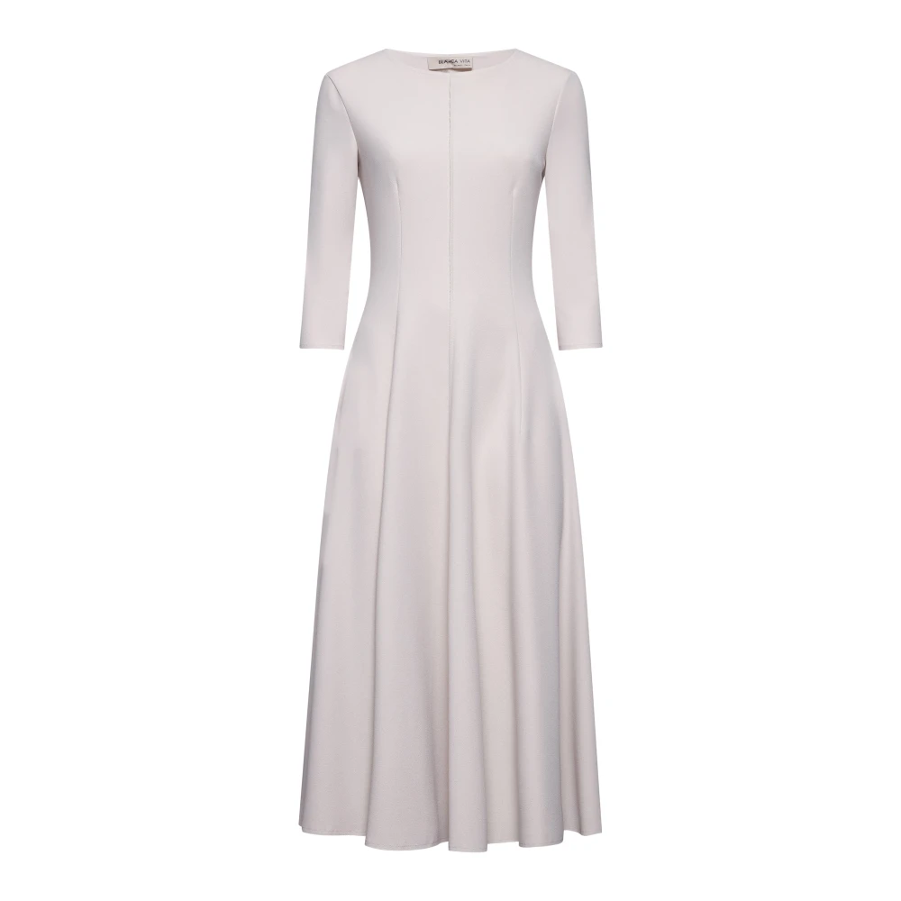 Blanca Vita Crème Jurk voor Vrouwen Beige Dames