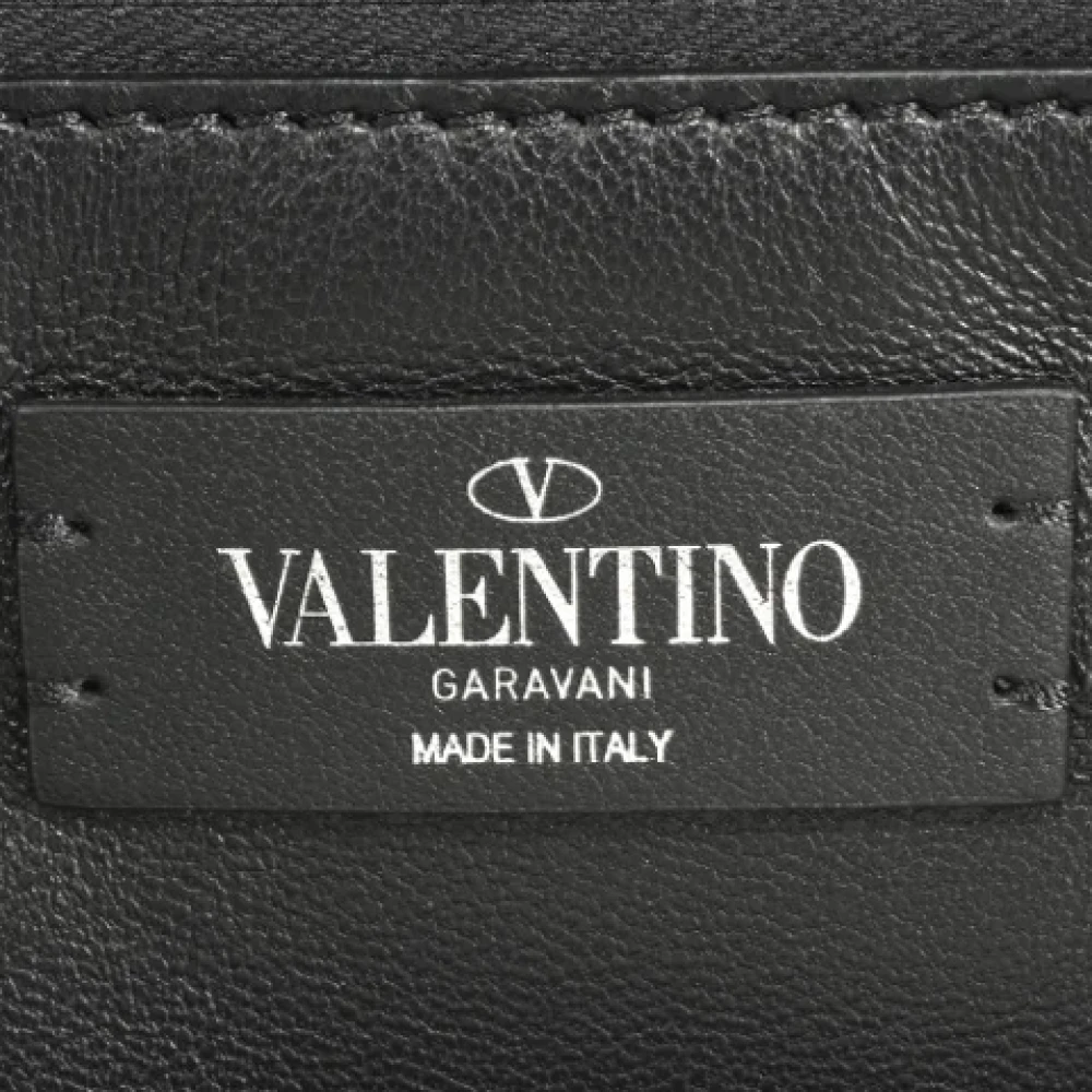 Valentino Vintage Pre-owned Leather totes Black Dames
