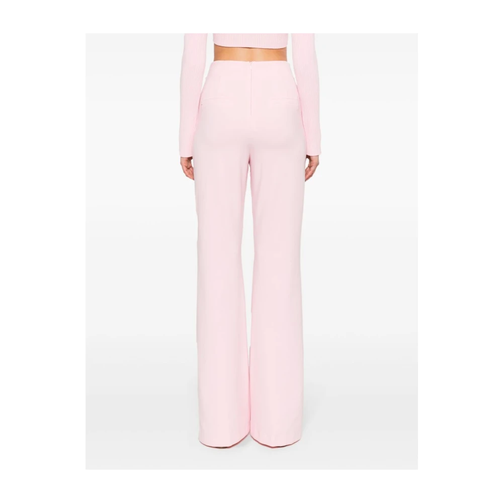 SPORTMAX Hoge Taille Lila Broek Purple Dames