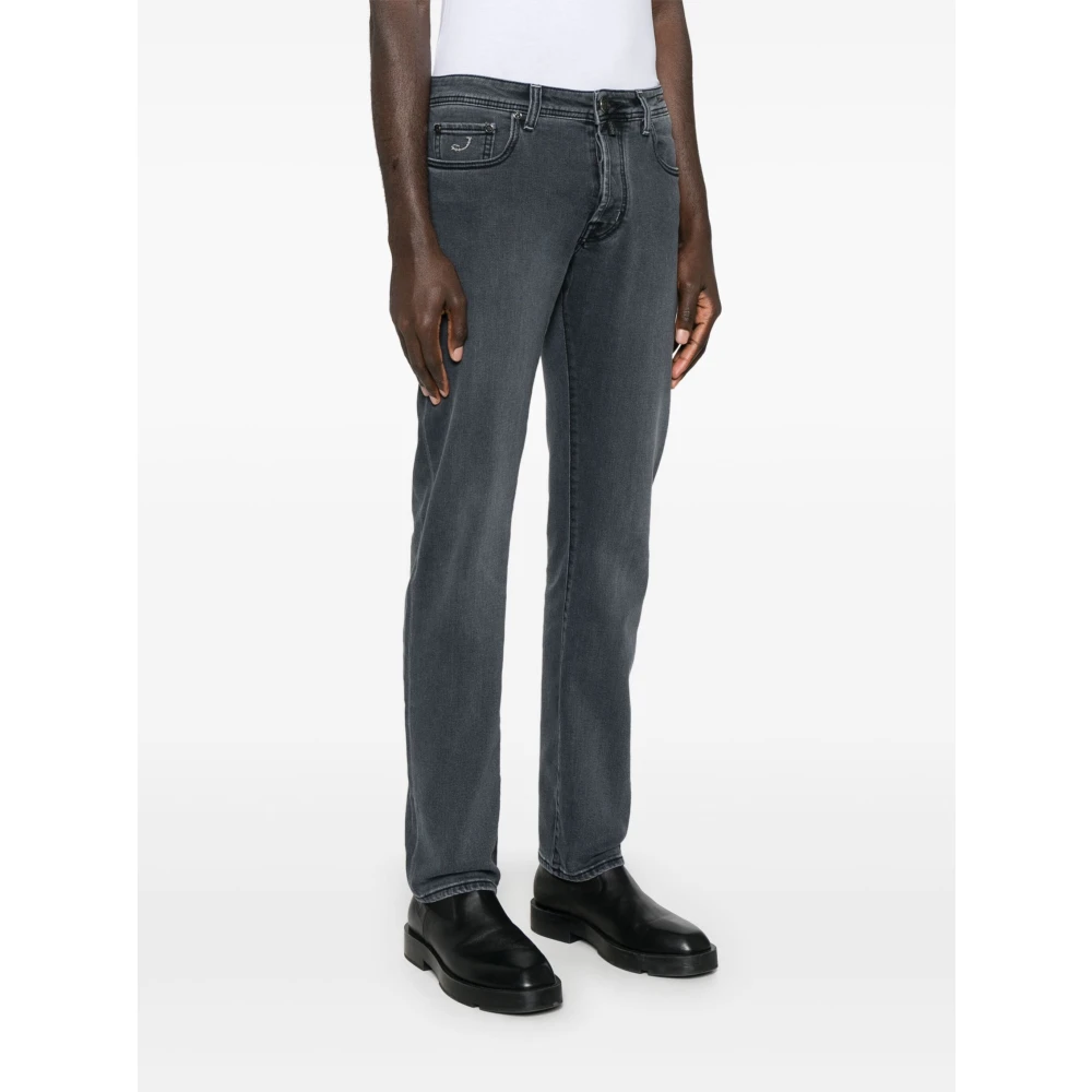Jacob Cohën Bard Jeans met Japans Stof Gray Heren