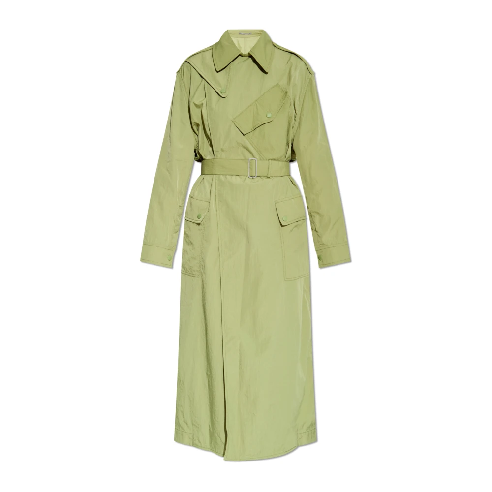 Kenzo Trenchcoat med bälte Green, Dam