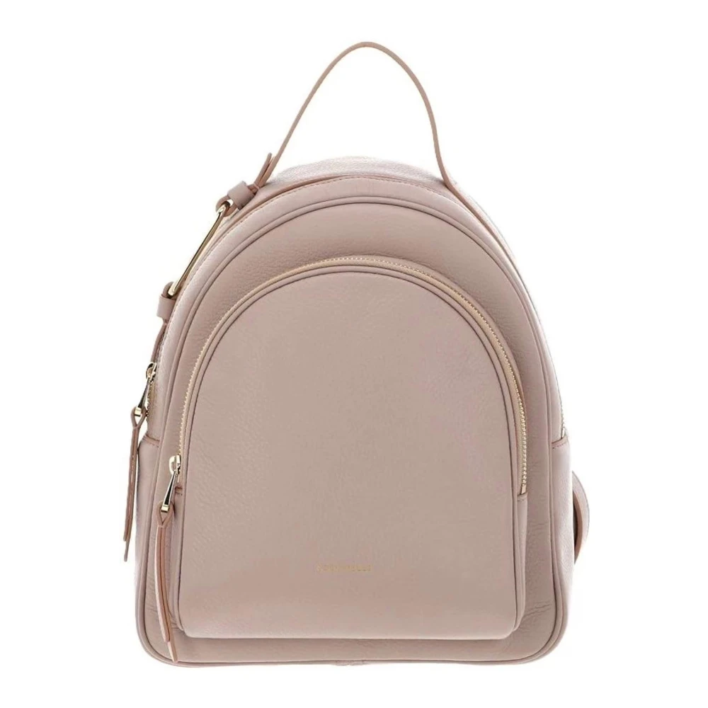 Coccinelle Schoudertas van korrelleer met ritssluiting Beige Dames