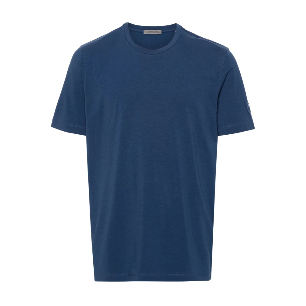 Corneliani T-Shirts Blue Heren