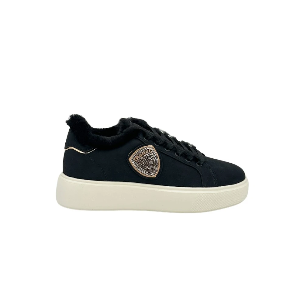 Blauer Women's Black Sneakers, 8 Uk, Venus Sneaker
