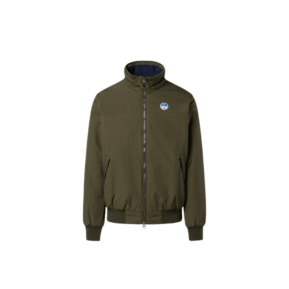 North Sails Men's Green Stylish Bomber Jacket For - Bomber Jackets - 3XL - Jackets
