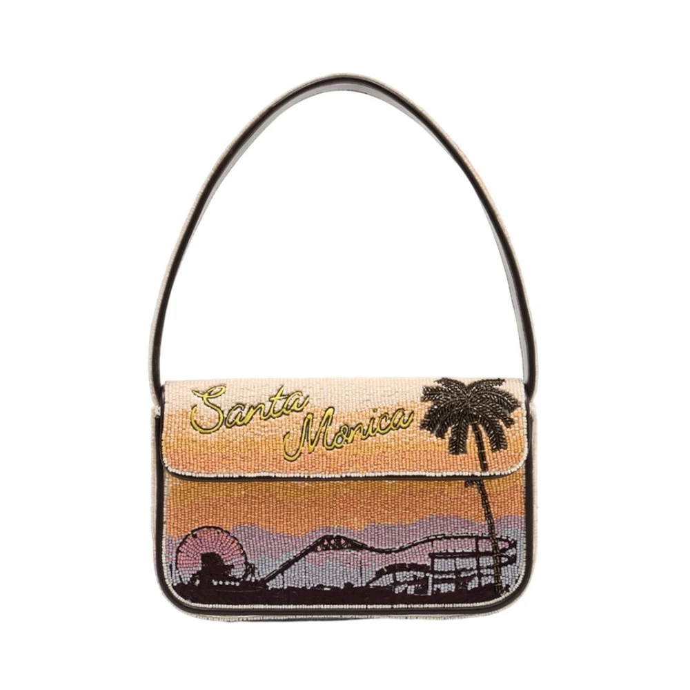Staud Multicolor Shoulder Bags, Female, One Size, Tommy Beaded Bag