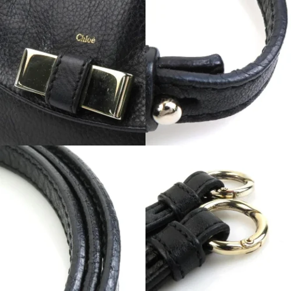 Chloé Pre-owned Leather handbags Black Dames
