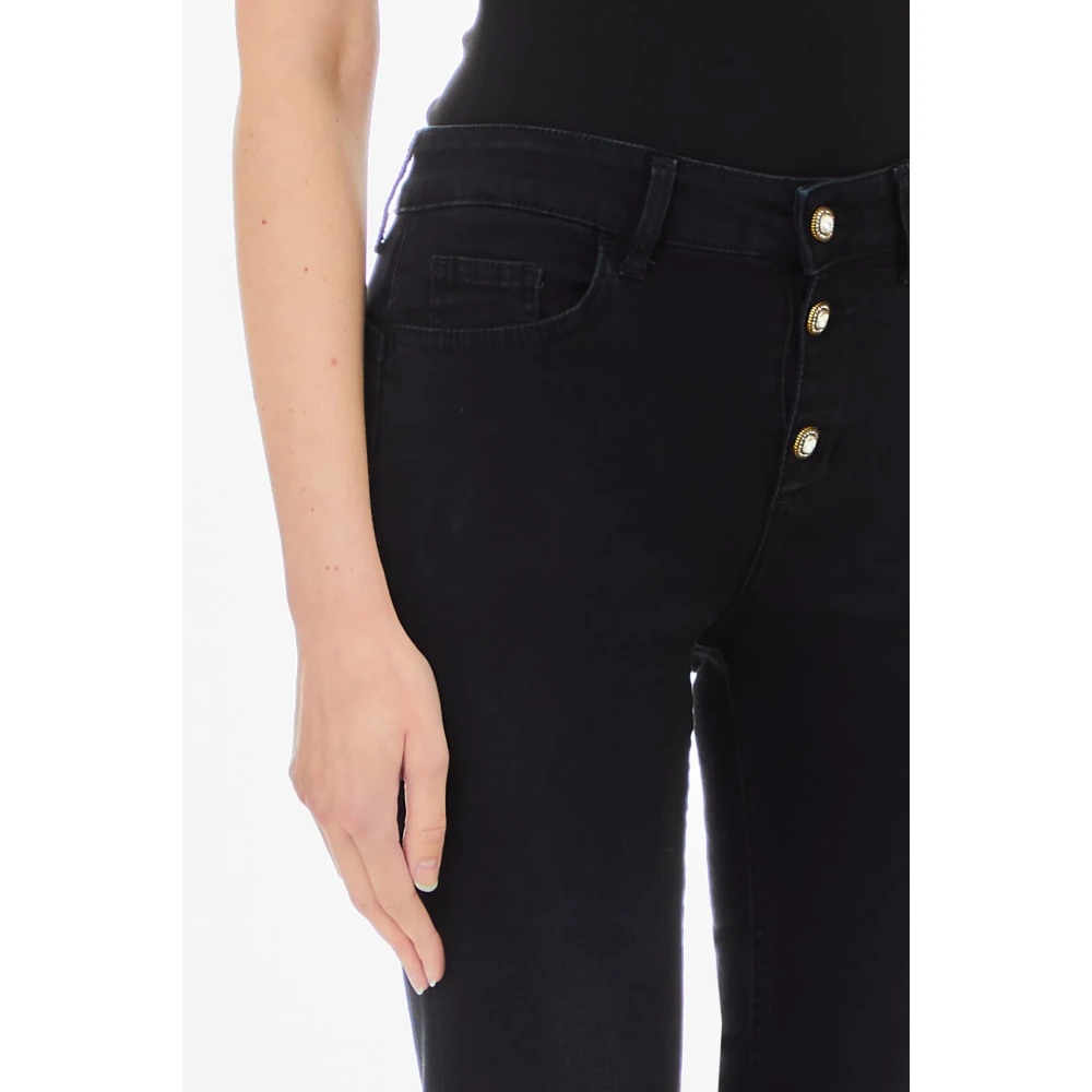 Liu Jo High Waist Monroe Jeans Black Dames