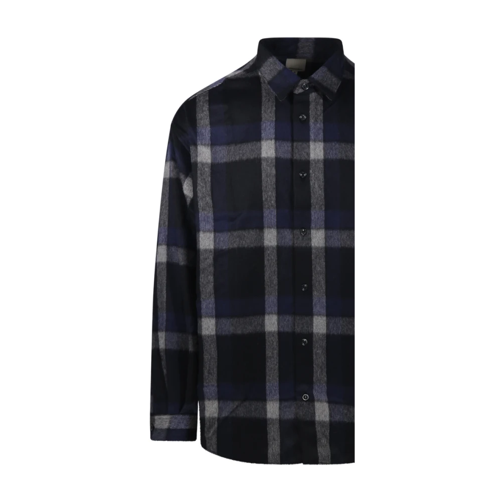 Emporio Armani Fantasia Check Shirt voor Mannen Multicolor Heren
