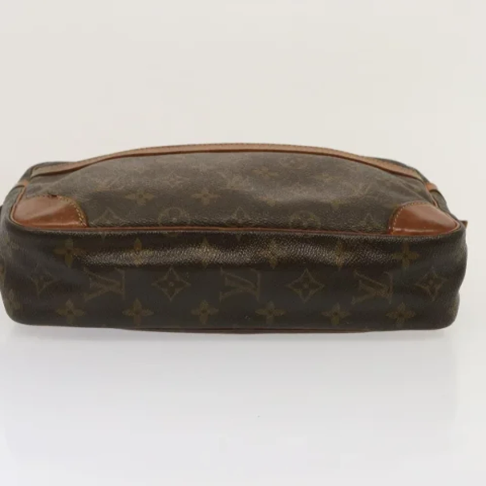 Louis Vuitton Vintage Pre-owned Canvas clutches Brown Dames