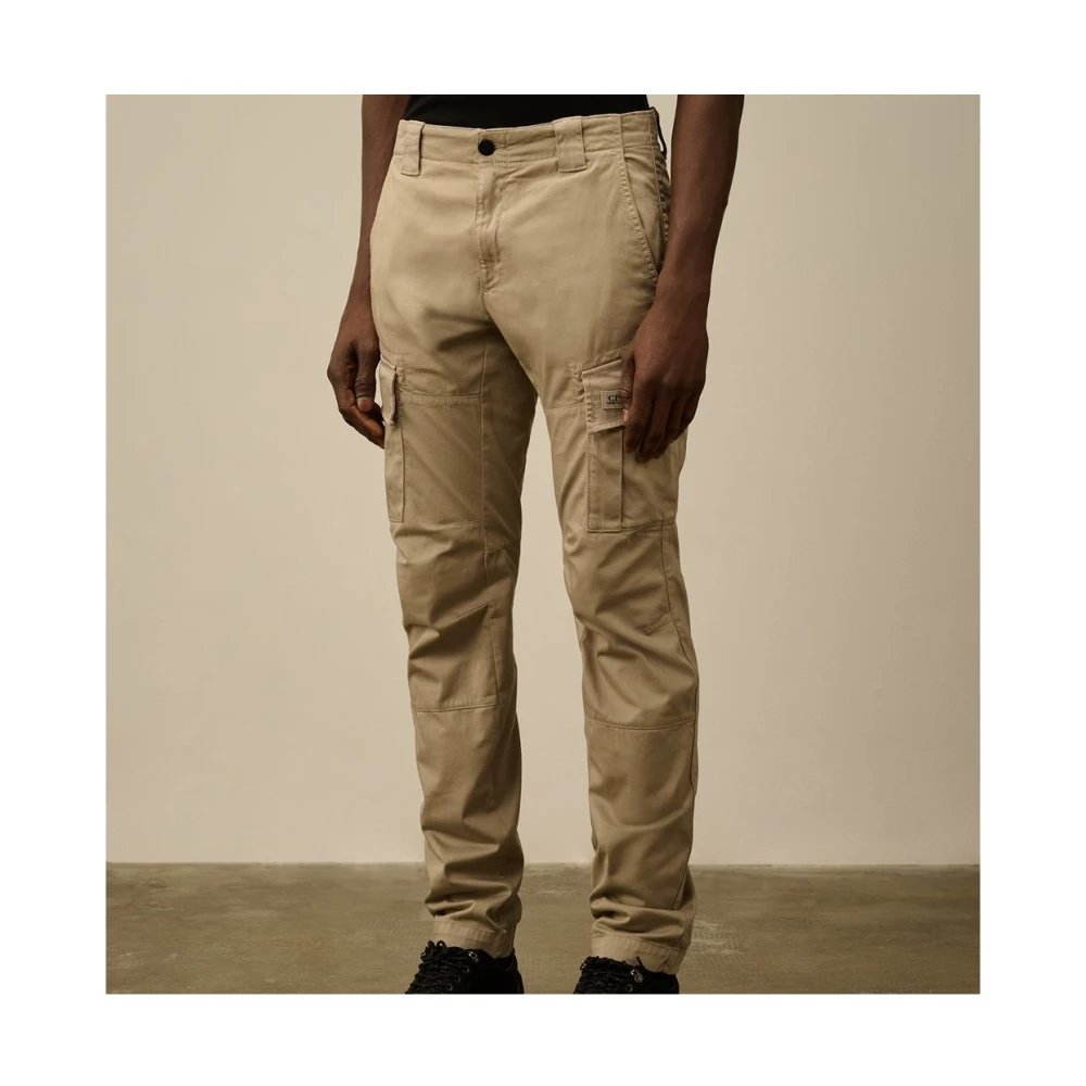 C.P. Company Vintage Khaki Cargo Broek Beige Heren