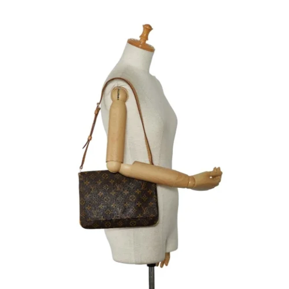Louis Vuitton Vintage Pre-owned Plastic shoulder-bags Brown Dames