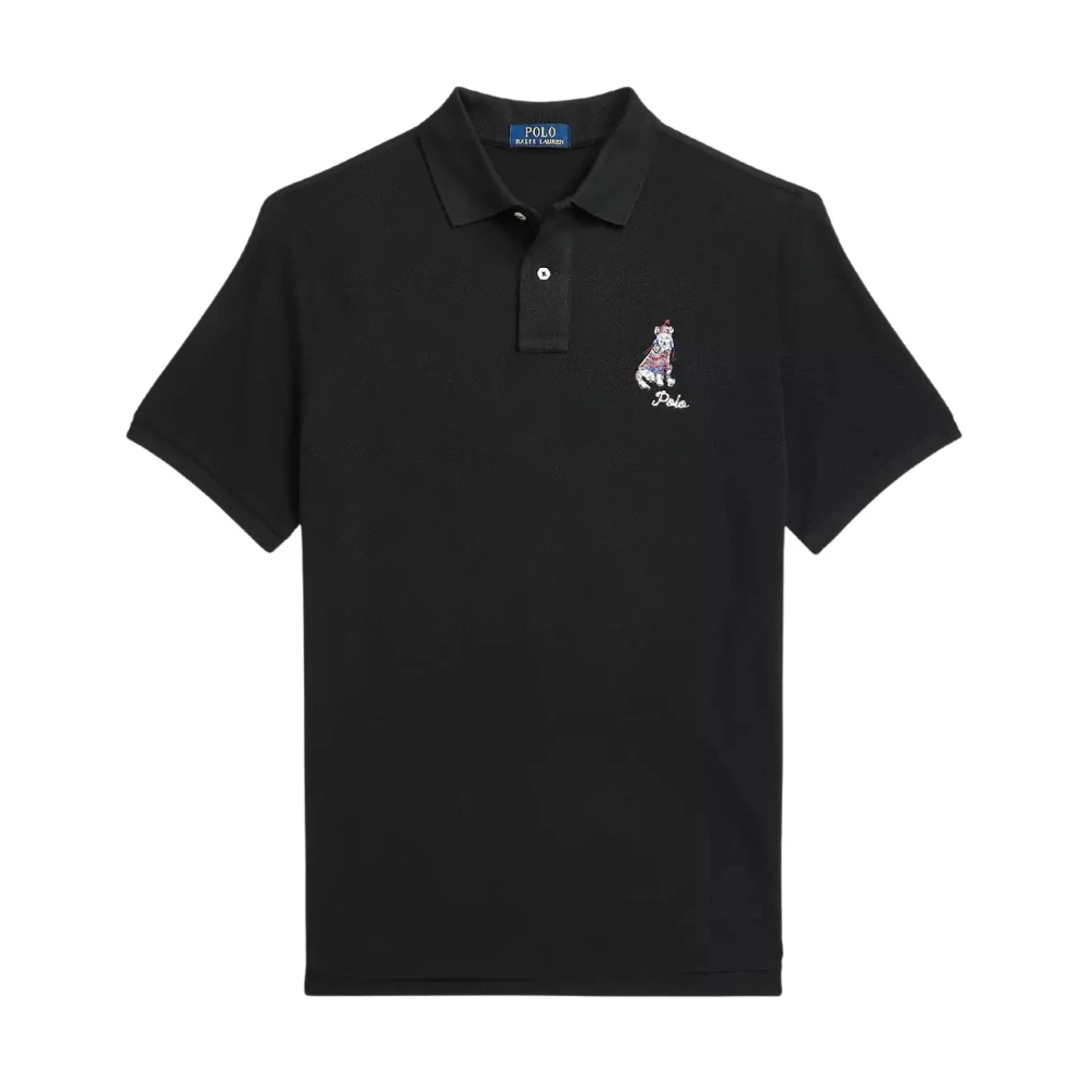 Ralph Lauren Klassiek Polo Shirt met NorHeren Pasvorm Black Heren