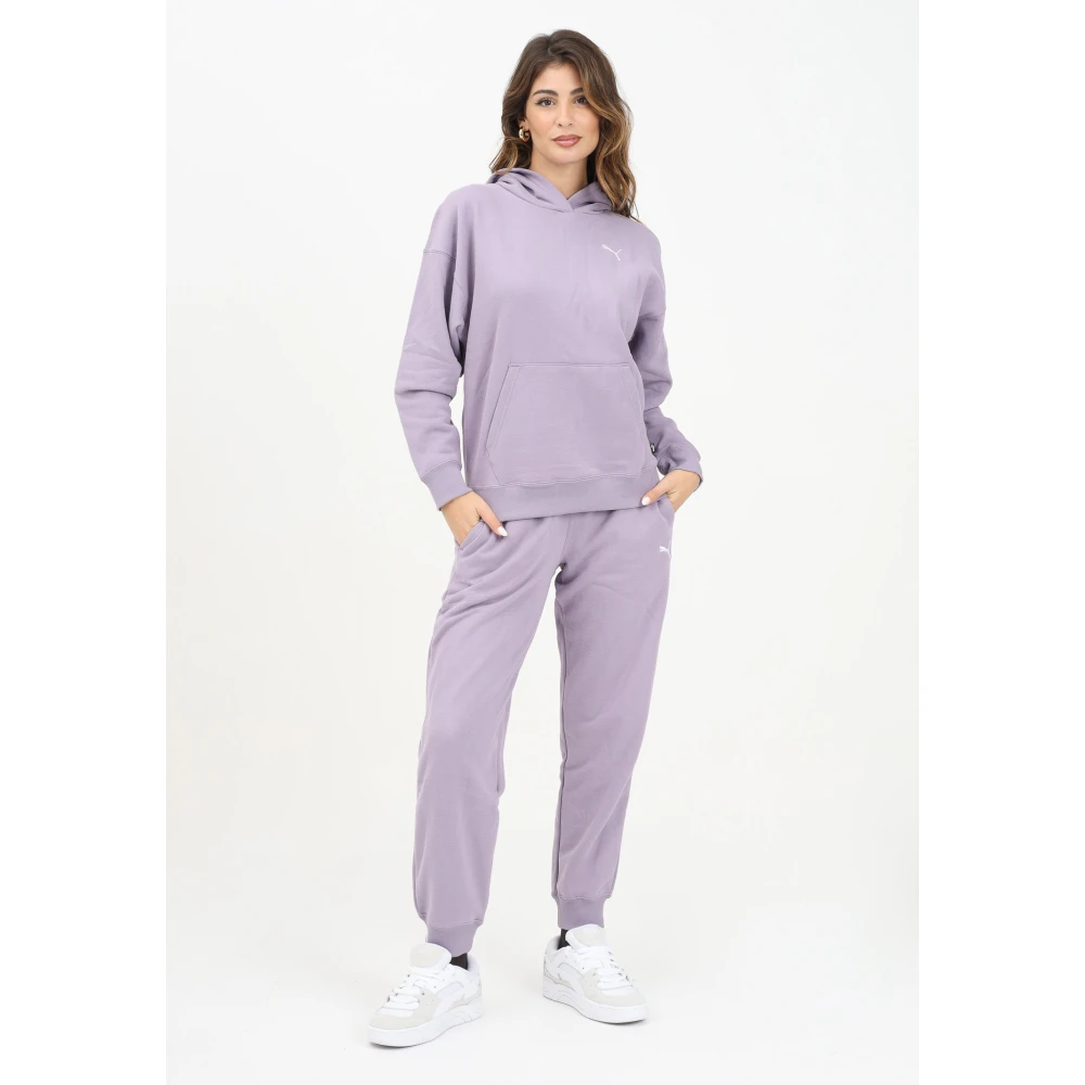 Puma Paars Loungewear Set voor Vrouwen Purple Dames