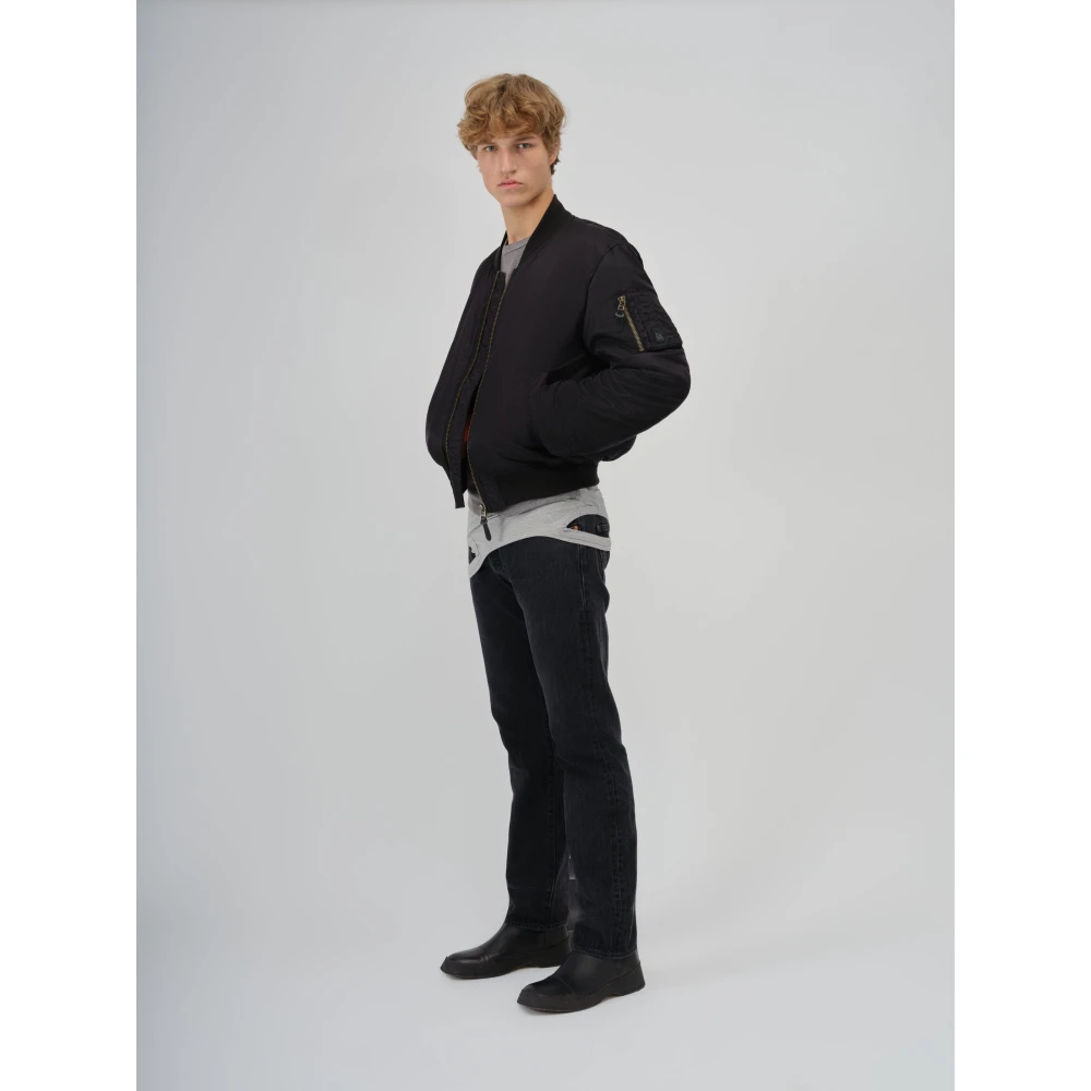Bacon M Bomber Twill Black Heren