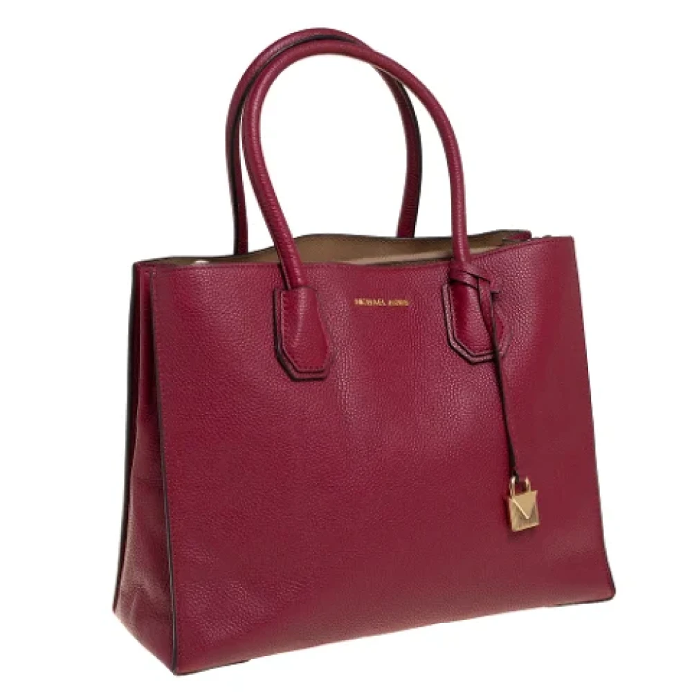 Michael Kors Pre-owned Leather totes Red Dames